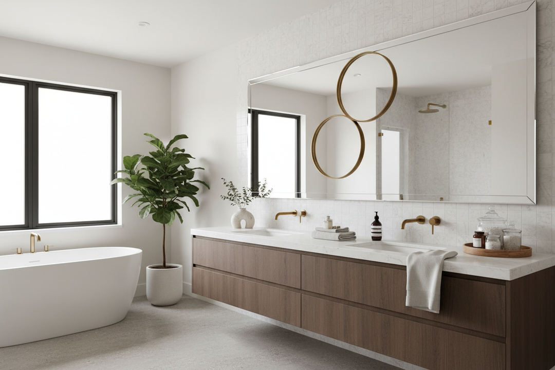 The Art of Styling a Large Mirror Vanity for Maximum Impact