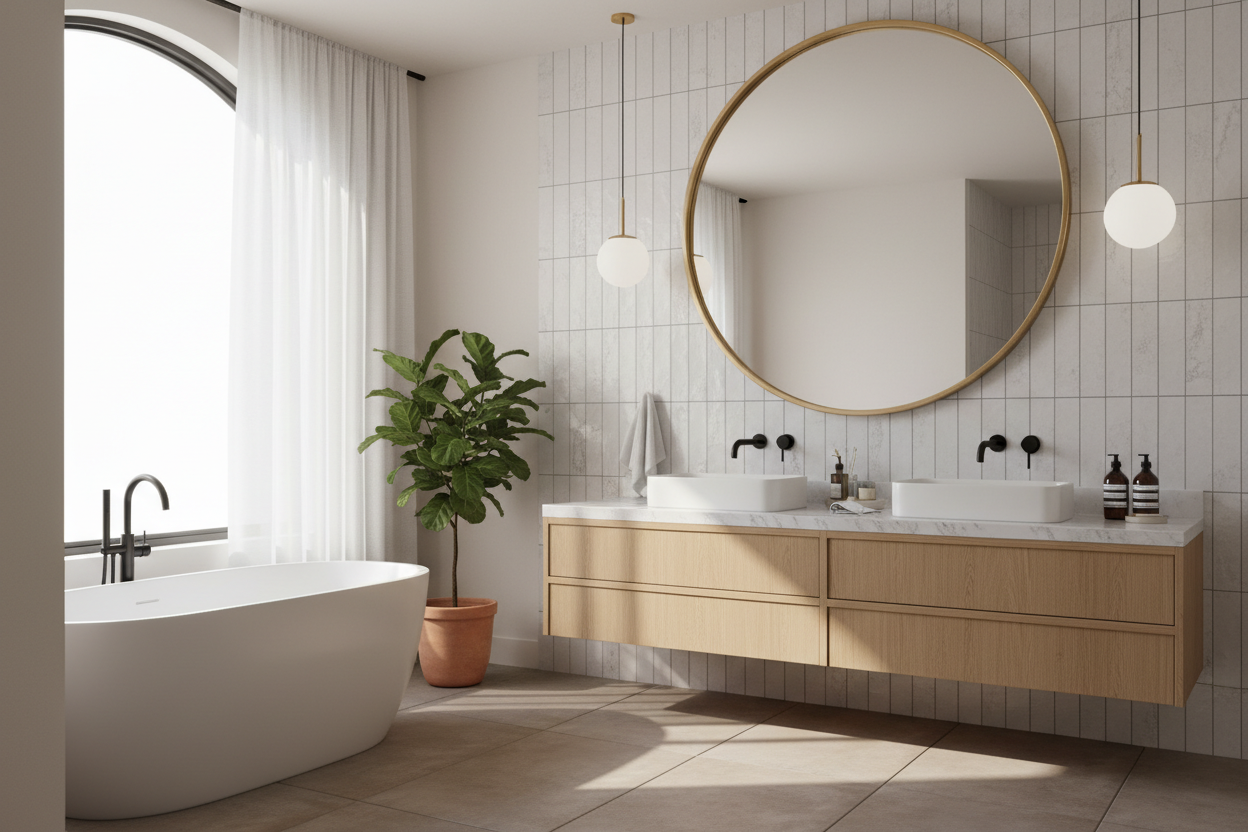 Stop Hanging Your Large Vanity Mirror Wrong: A Designer Guide