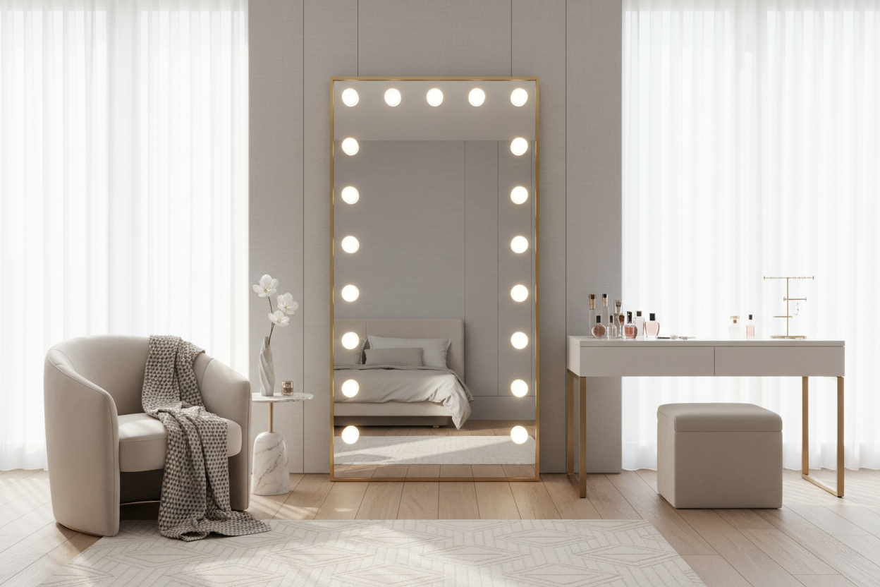 How to Style a Vanity Mirror Full Length for a Luxury Look