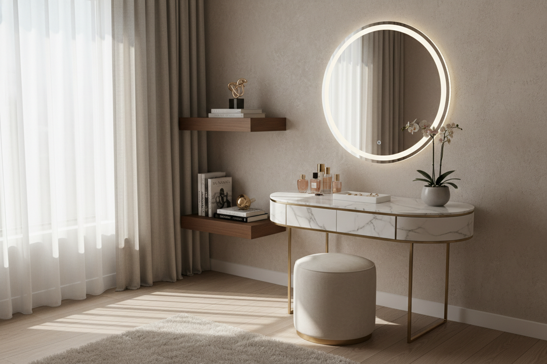 The Secret to Styling a Circle Vanity Desk for Luxury