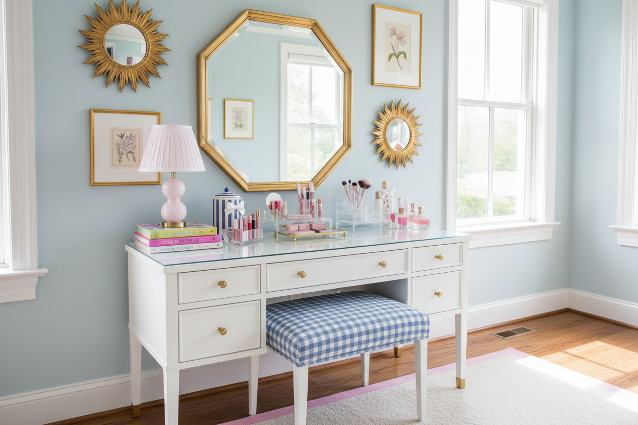 Curating the Ultimate Preppy Vanity: A Designer’s Guide