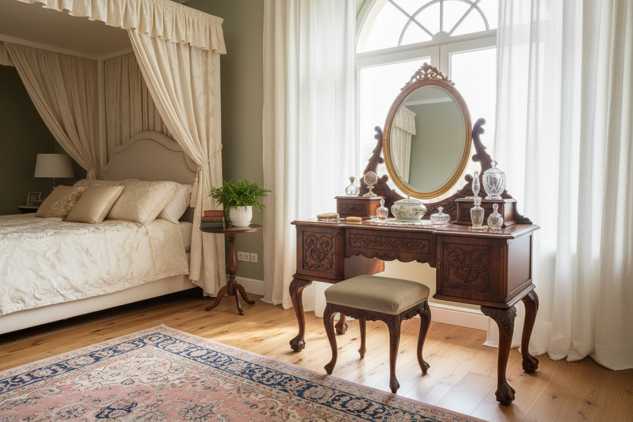 How to Style a Victorian Vanity for a Timeless Bedroom