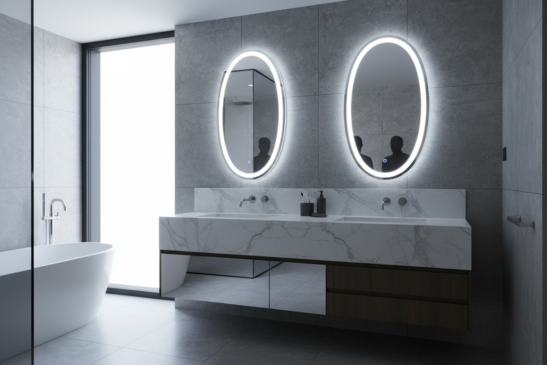 The Vanity Bathroom Mirror Mistake Ruining Your Design