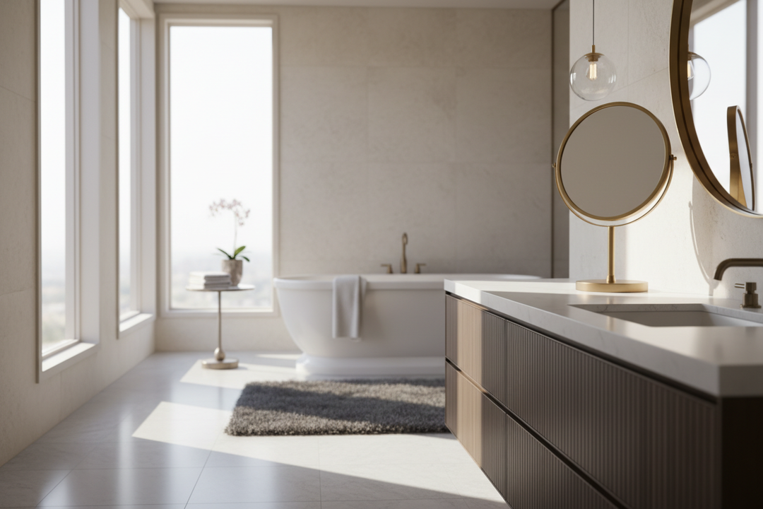 Why Sourcing a Vanity Mirror Nearby Saves Your Bathroom Design