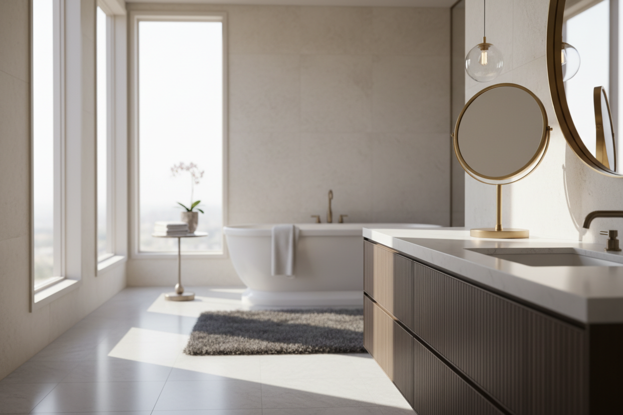 Why Sourcing a Vanity Mirror Nearby Saves Your Bathroom Design