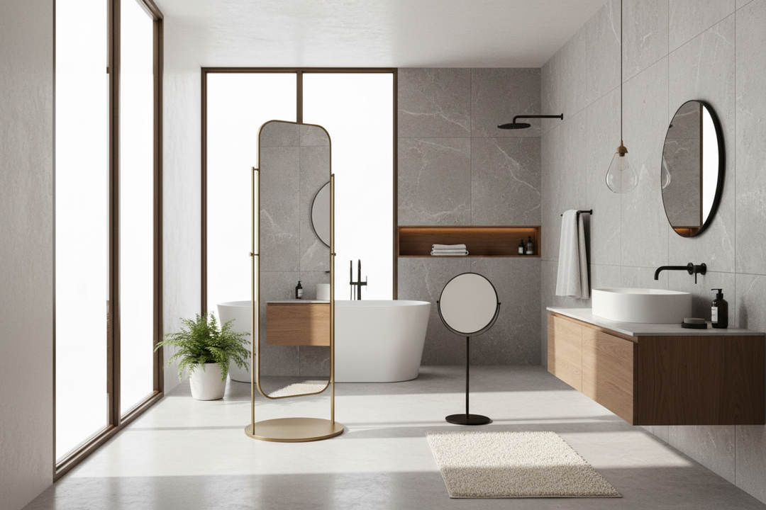 Elevate Your Ensuite: The Designer Guide to Bathroom Mirrors on Stand