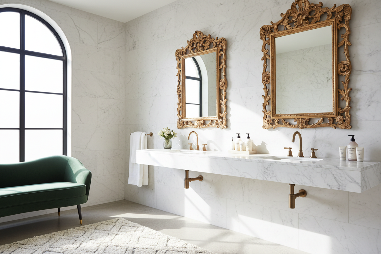 Designing With Fancy Bathroom Vanity Mirrors: The Expert Guide