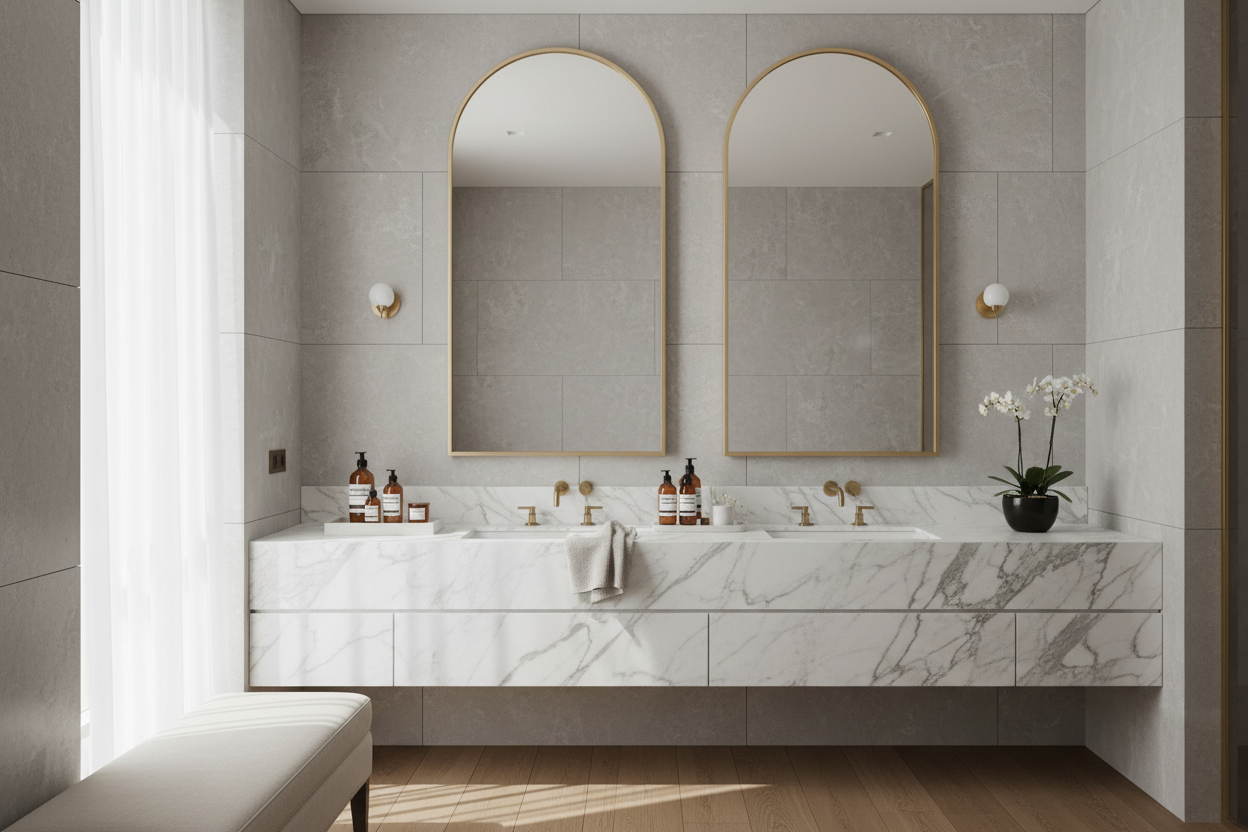 How to Style Mirrors Above Vanities for a Luxury Look