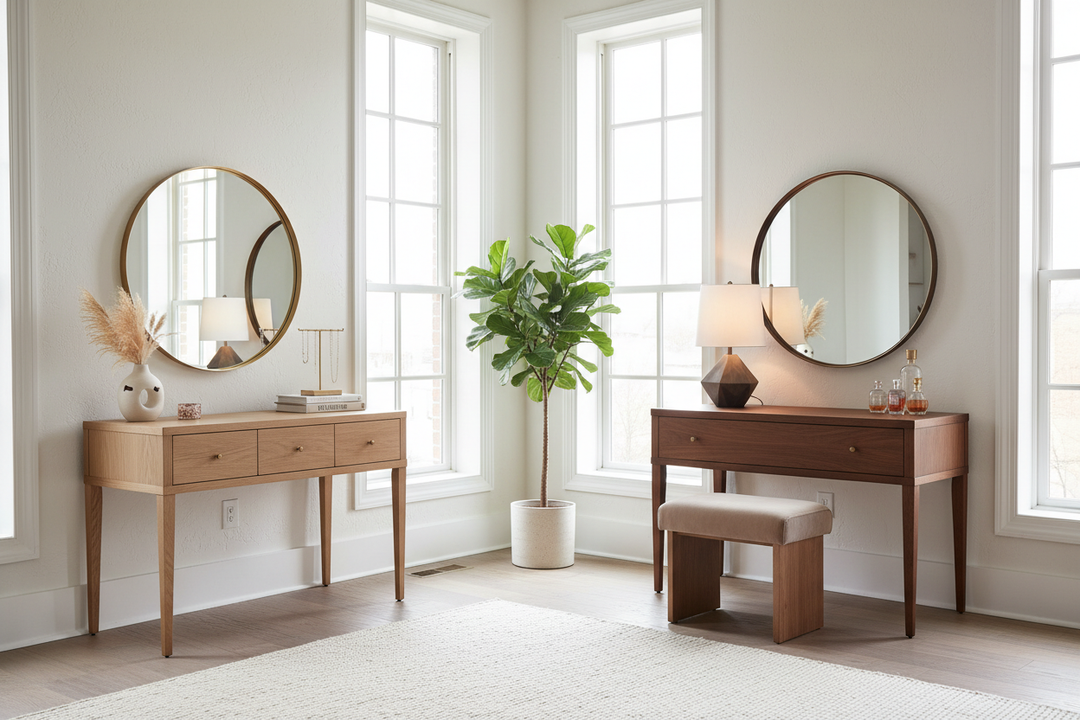 The Design Secret to Selecting Bedroom Vanities with Mirror