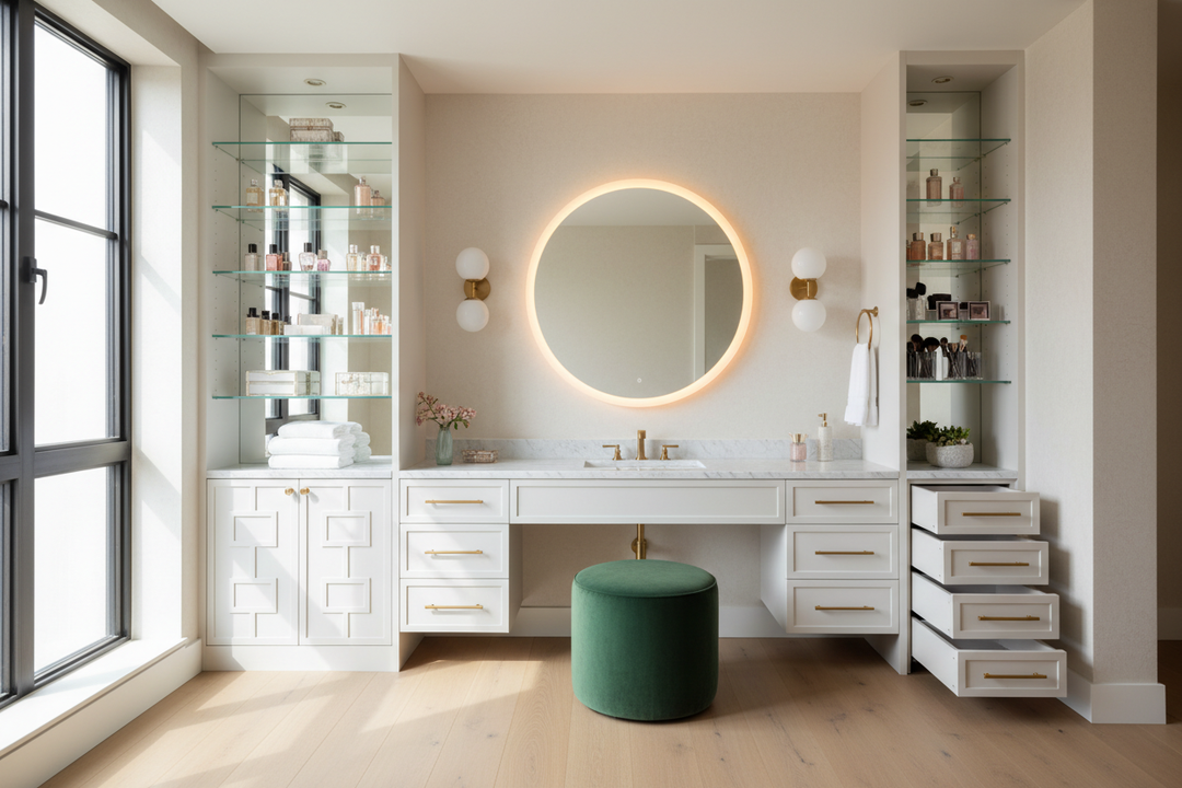 Vanity Rooms: The Designer Secret to a Clutter-Free Morning