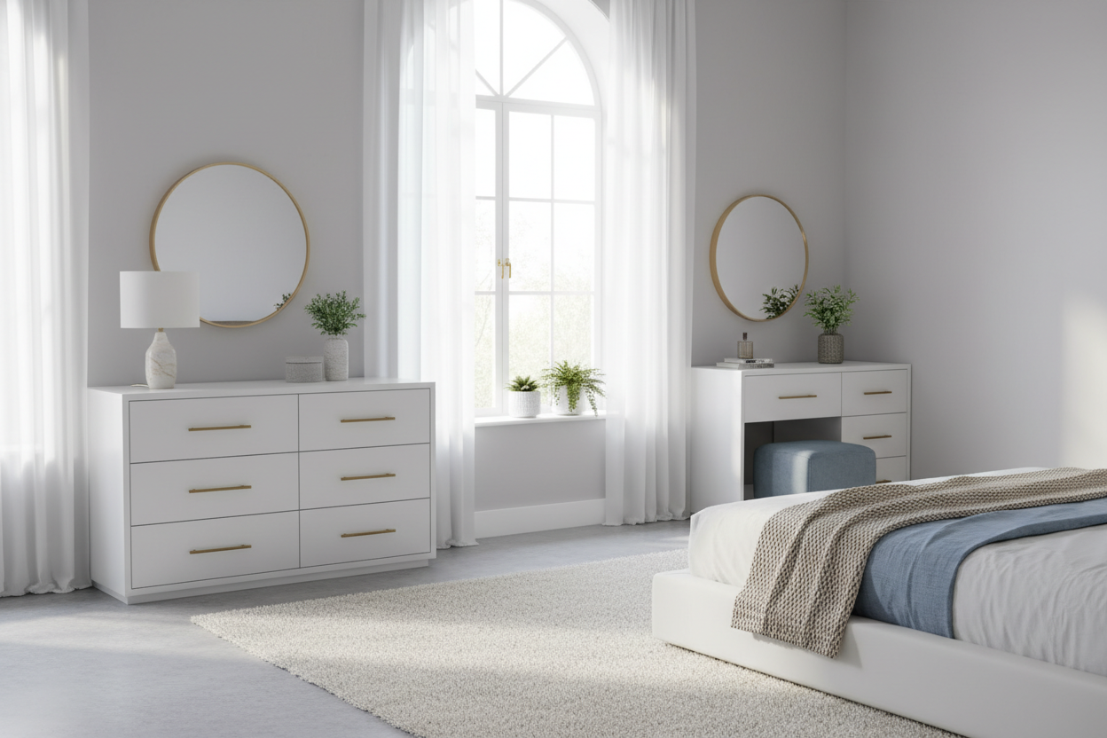 Dresser Vanities in Small Rooms: A Designer's Guide