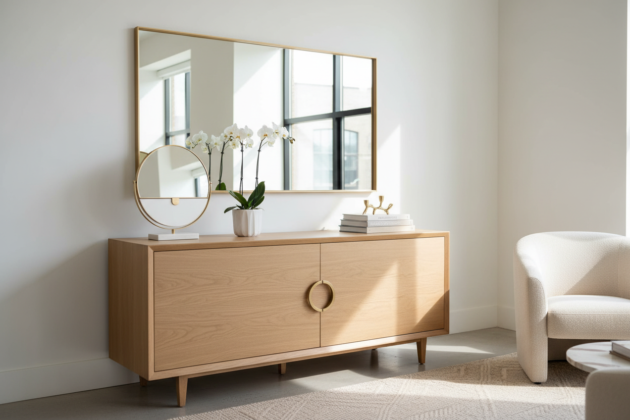 Mirror and Drawers: How to Style This Double-Duty Piece