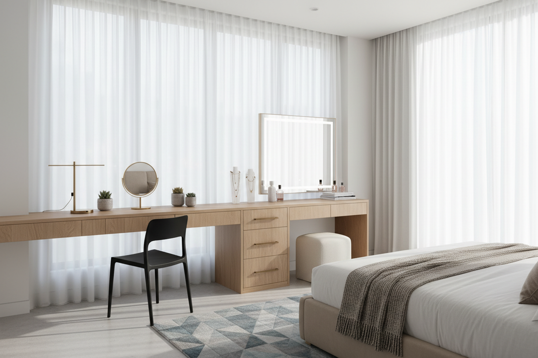 Desks and Vanities in Bedrooms: How to Make It Work