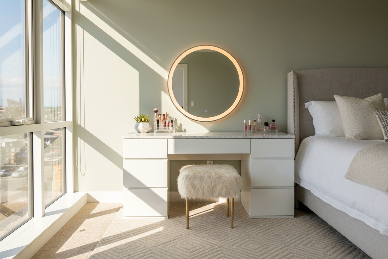 Affordable Vanity Desk: Getting a Custom Look on a Budget