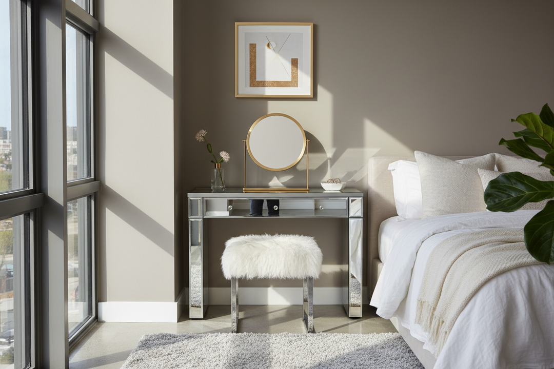 Small Mirrored Vanity Desk: Styling Tips for Tight Spaces