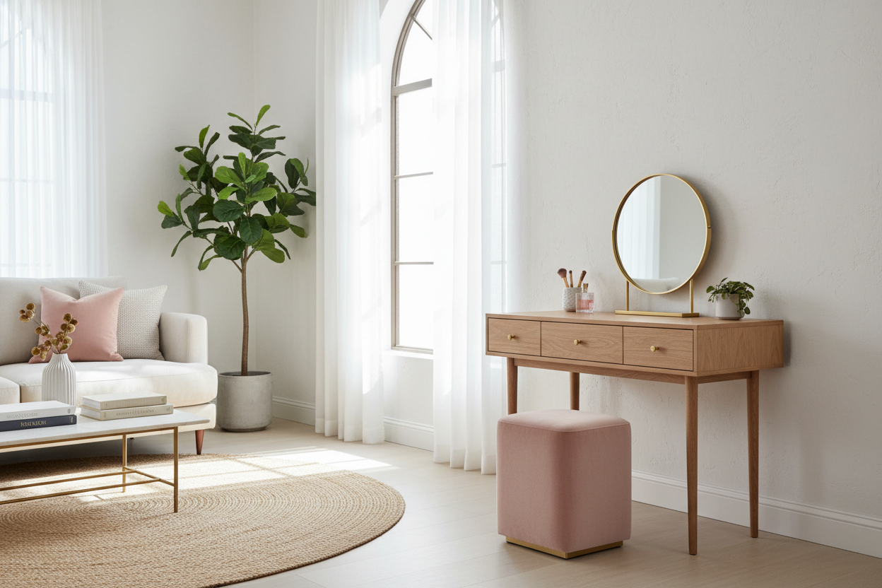 Small Makeup Vanity Desk: The Secret to Clutter-Free Bedrooms