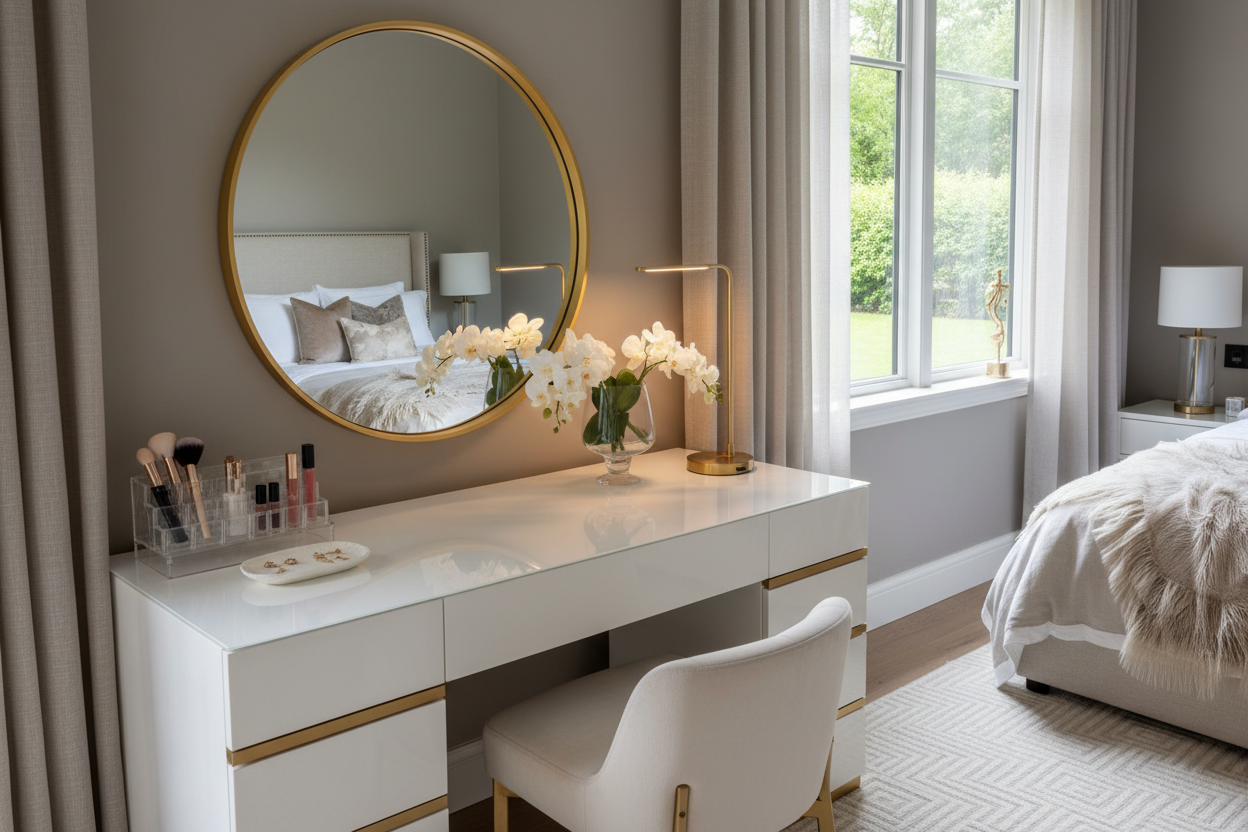 Vanity Desk With Mirror: How to Style It for a High-End Look