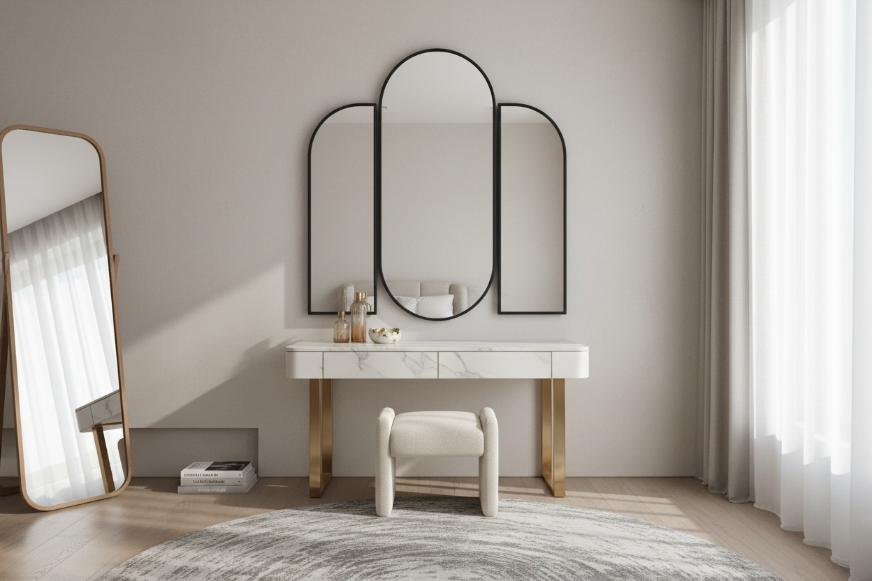 Vanity Desk Mirrors: What Designers Actually Look For