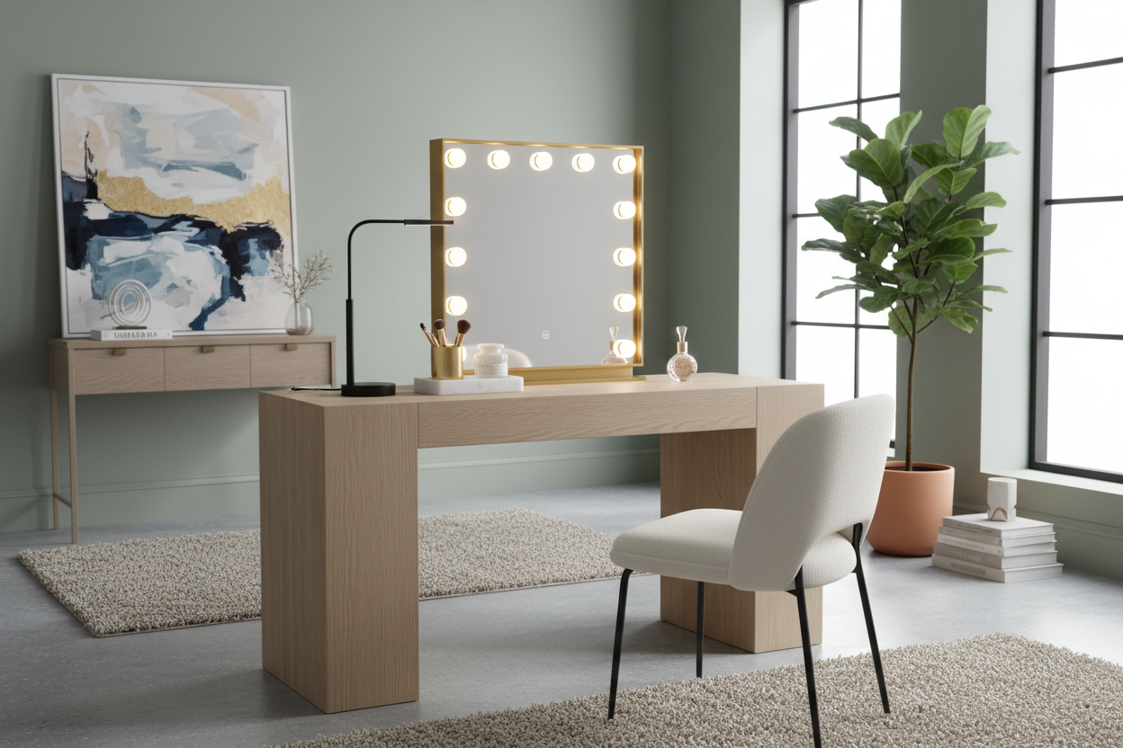 Vanity Mirror With Lights For Desk: How to Style It Right
