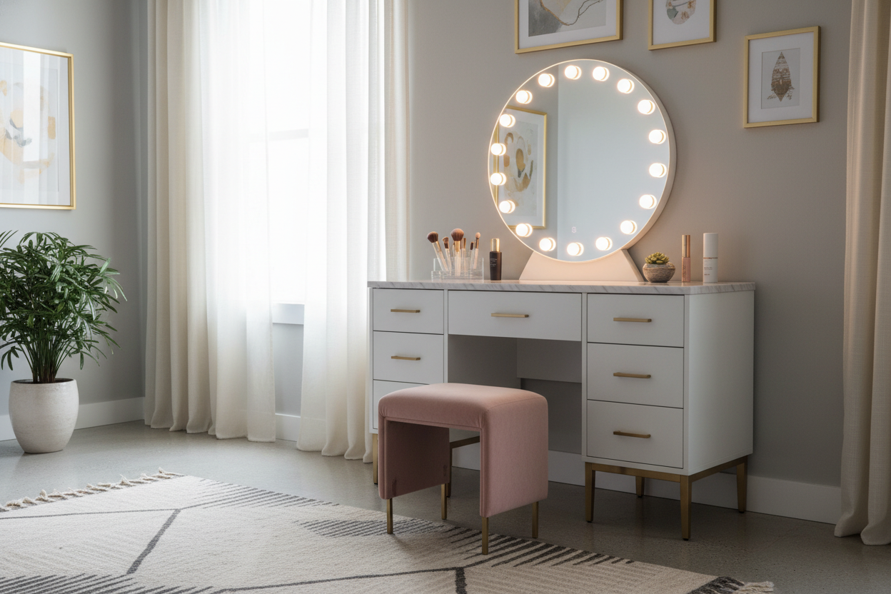 Makeup Desk With Lighted Mirror: What Designers Actually Think