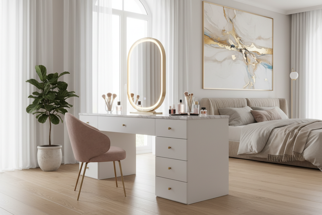 Desk Top Vanity Mirror: The Secret to a High-End Makeup Setup