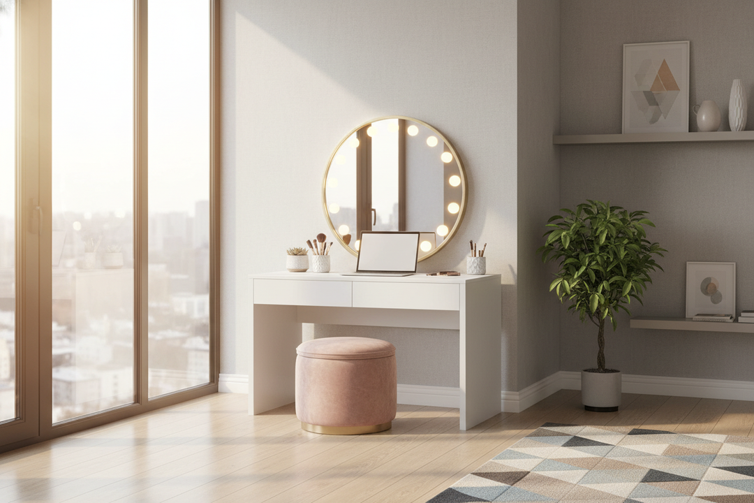 Is a Desk Vanity Combo With Lights Worth It? What Designers Think