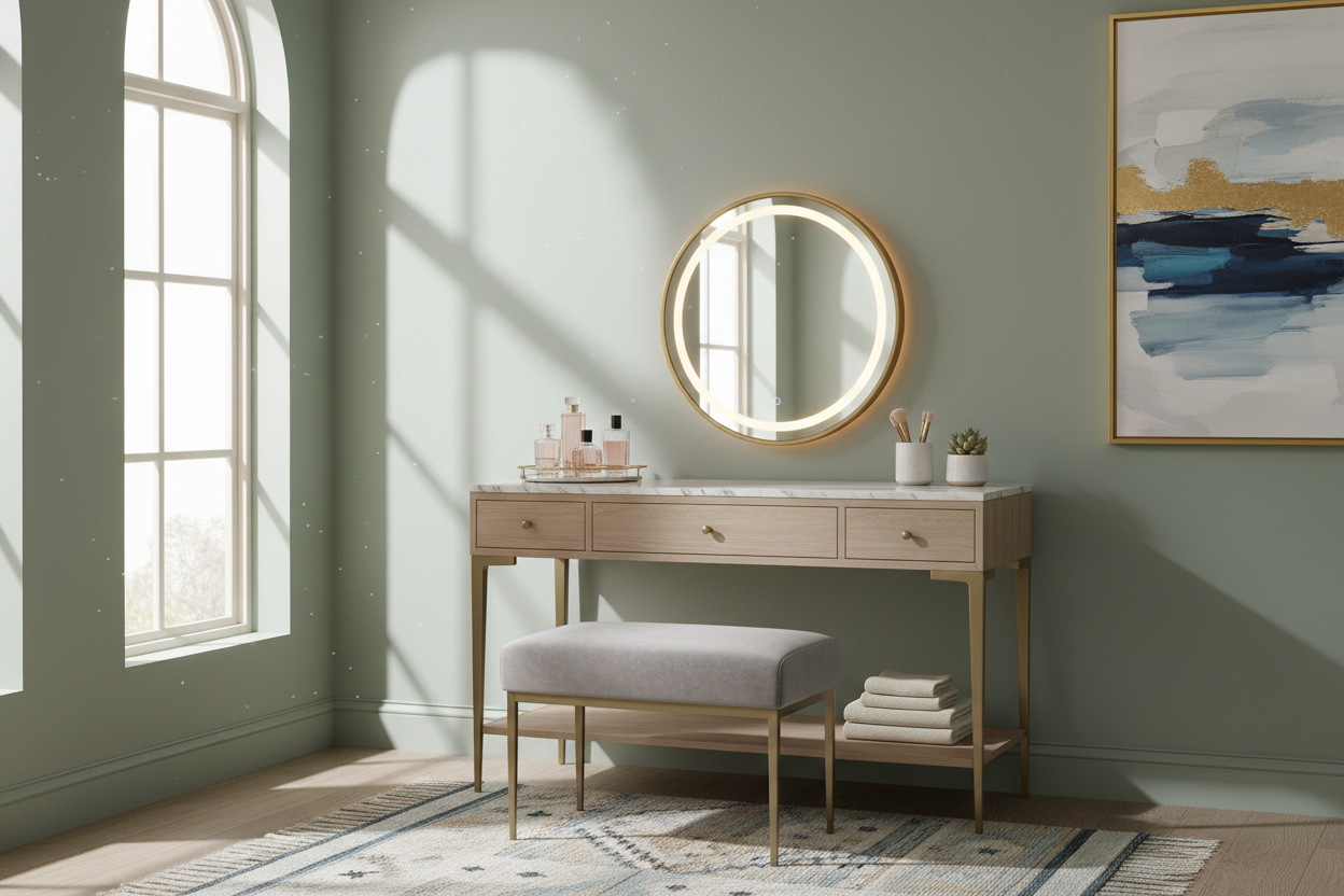 What Designers Know About Vanity Table and Bench Sets