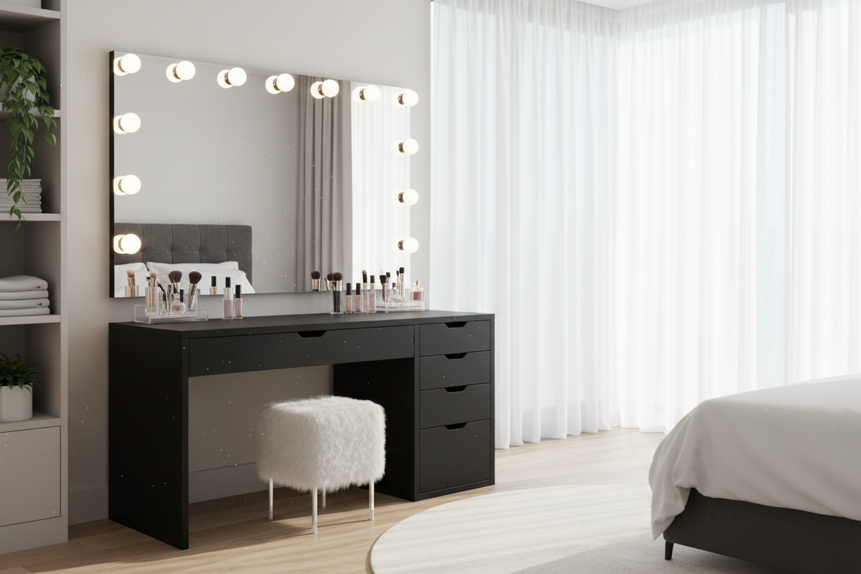 Makeup Vanity Table IKEA: How to Get a High-End Look