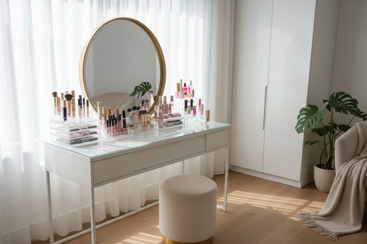 Makeup Storage for Dressing Table: The Clutter-Free Secret