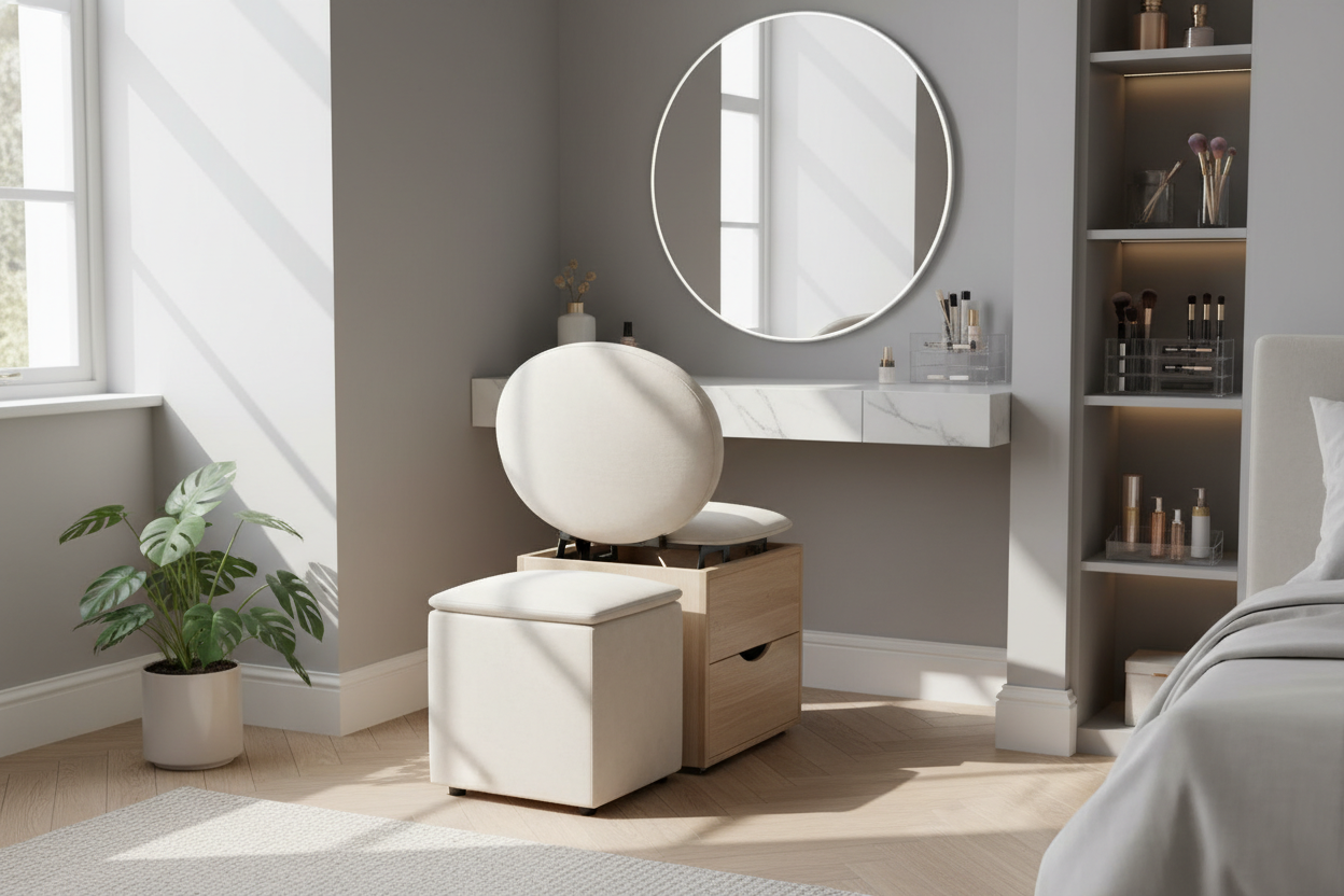 Makeup Chair With Storage: Is It Worth It for Small Rooms?