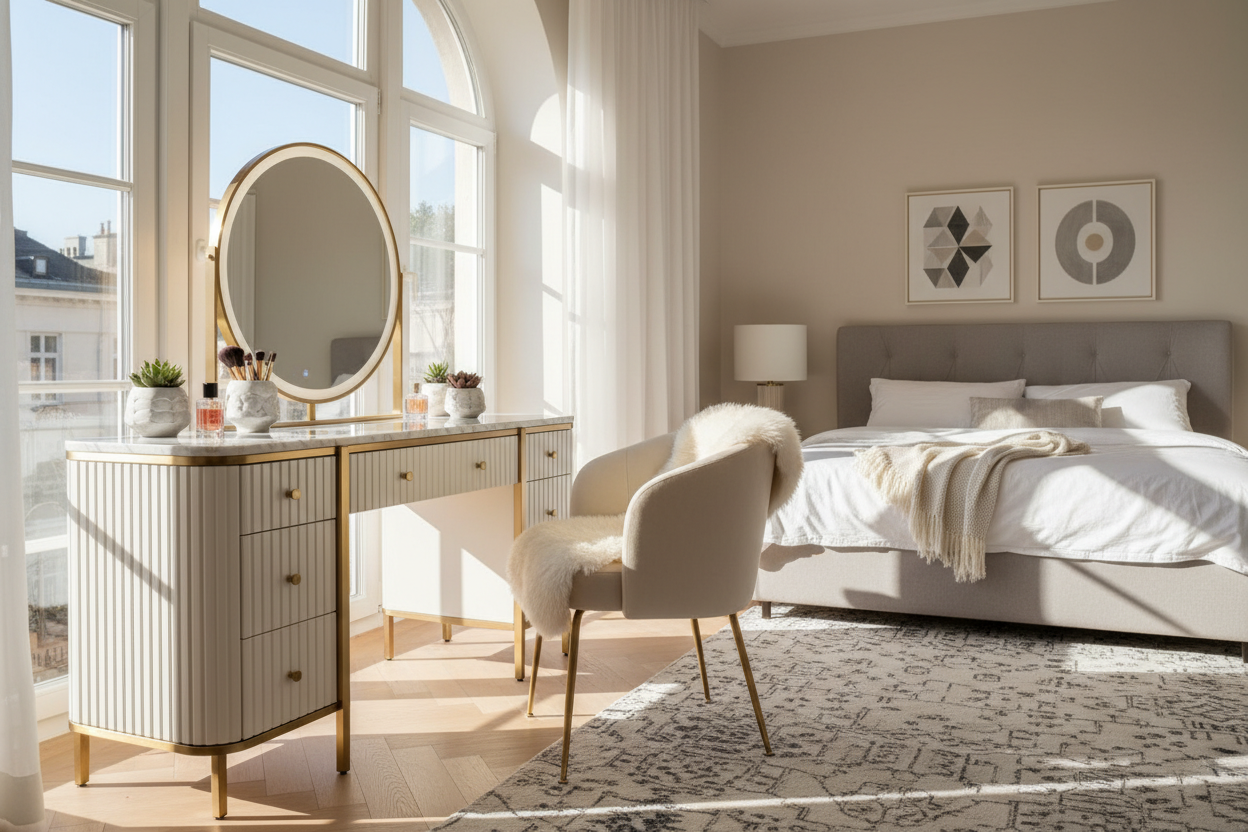 Makeup Vanity with Chair: The Designer's Space Guide