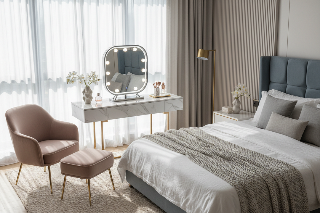 Is a Lighted Table Vanity Mirror Worth It? A Designer's Take
