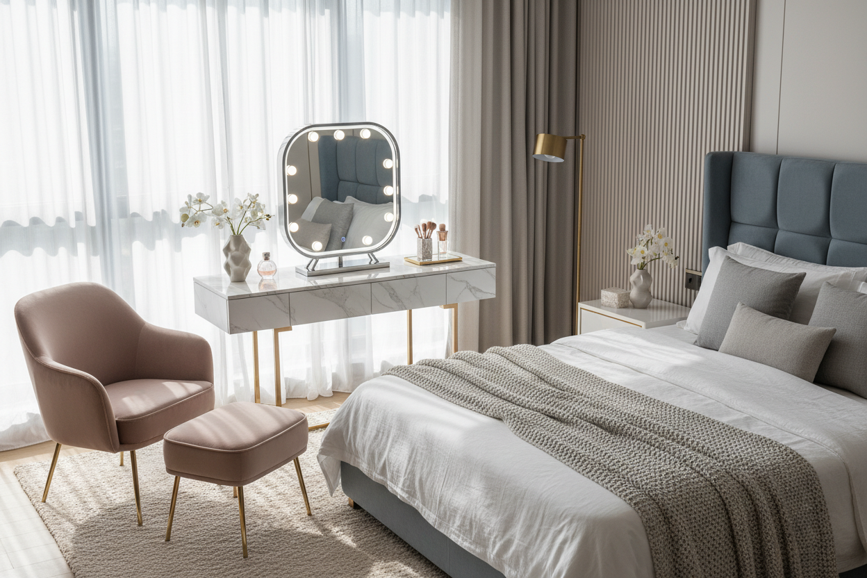 Is a Lighted Table Vanity Mirror Worth It? A Designer's Take