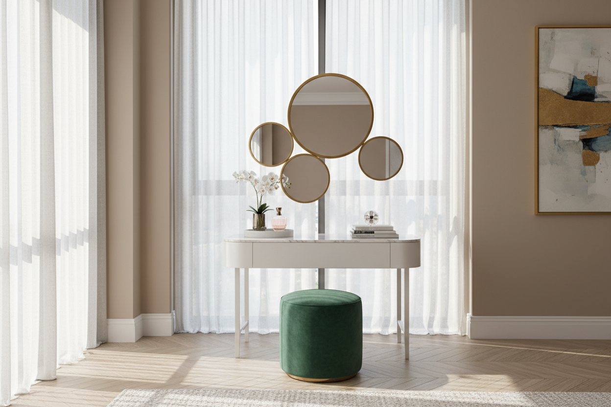 How to Style a Dressing Table Mirror for a High-End Look