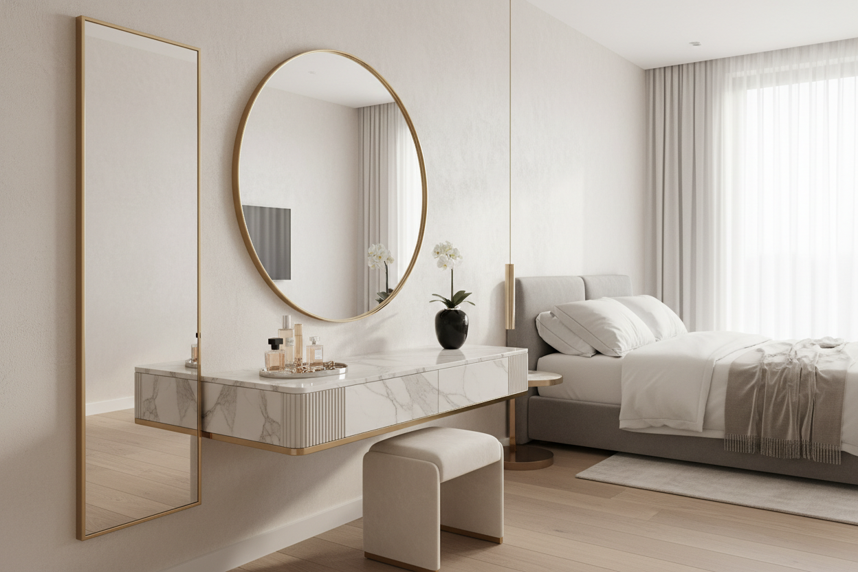 How to Style Modern Dressing Table Mirrors for a High-End Look