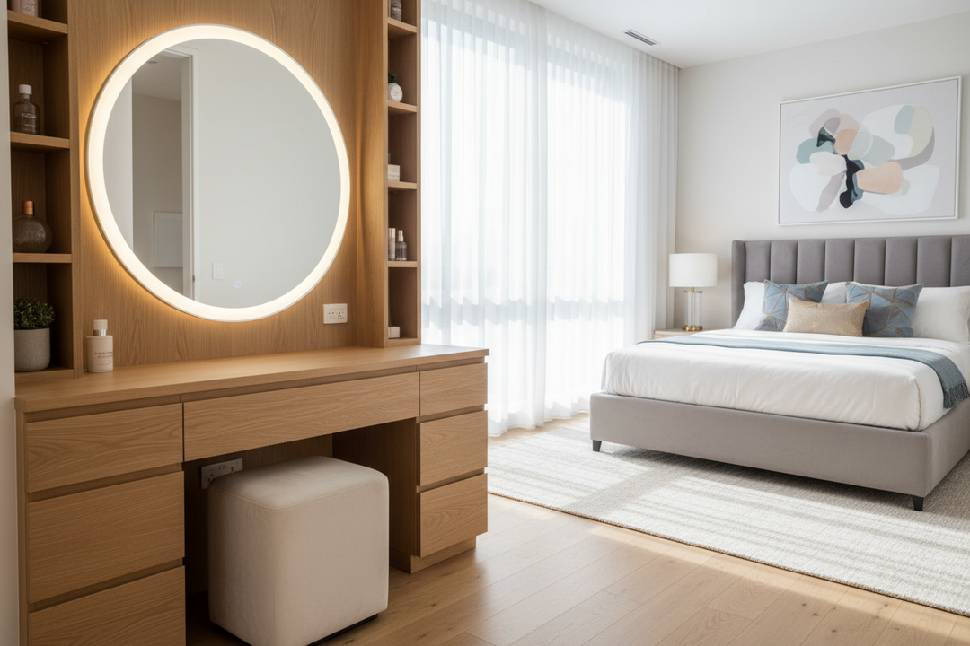 Built In Dressing Table With Mirror: Worth the Custom Price?