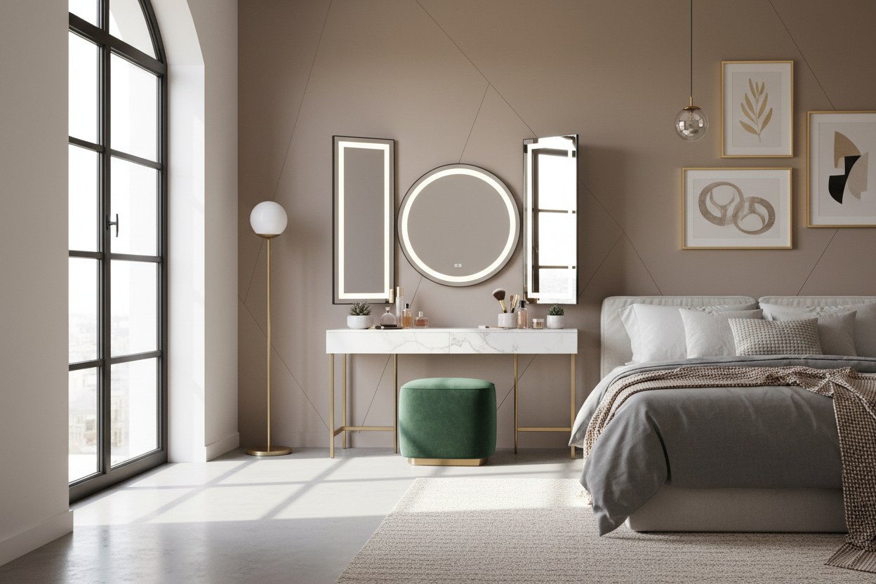 Beauty Mirror IKEA: How to Style a High-End Vanity