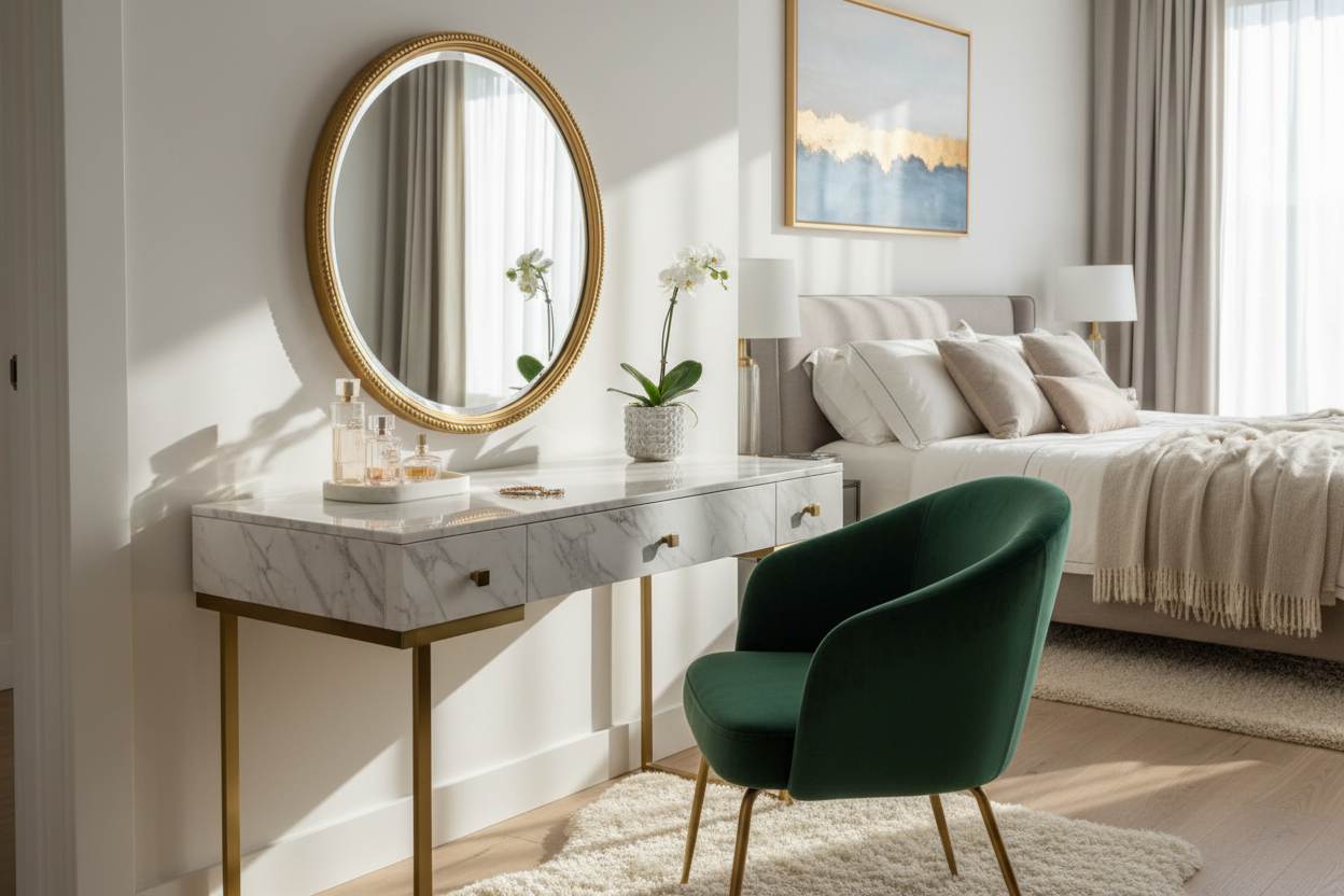 Vanities with Chair: How to Style Them for a High-End Look