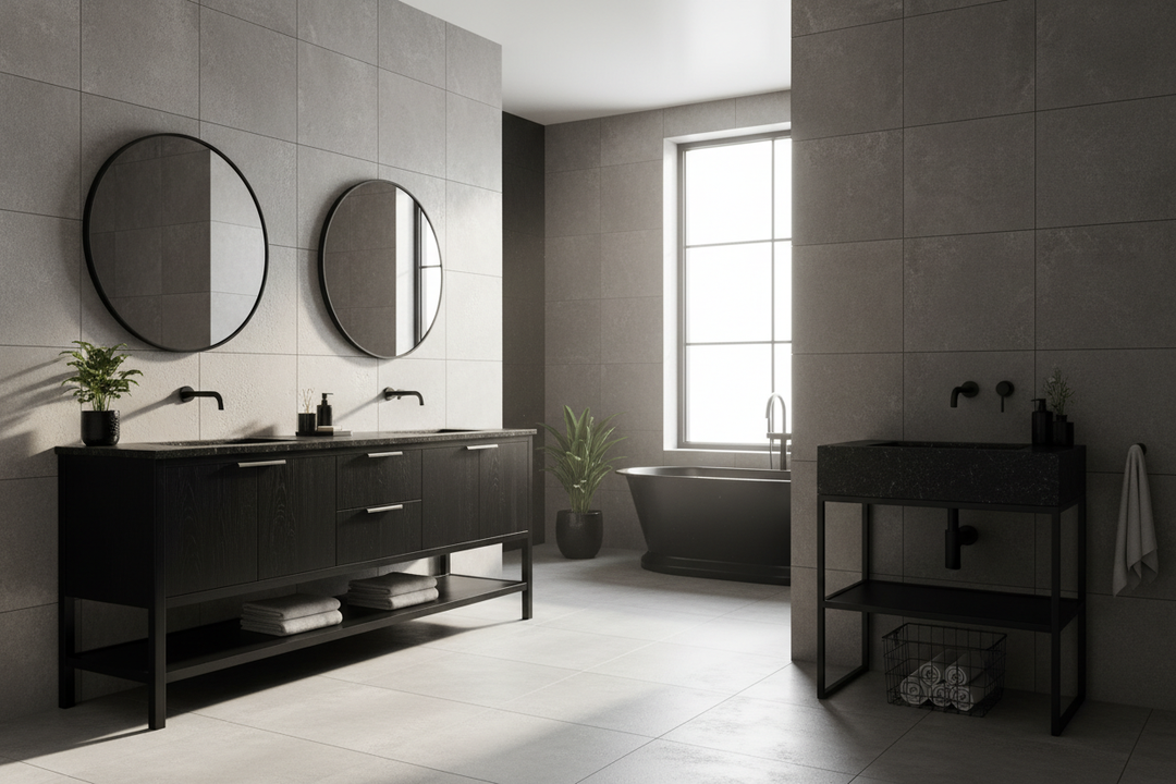 Black Vanity: The Designer Secret to a High-End Bathroom