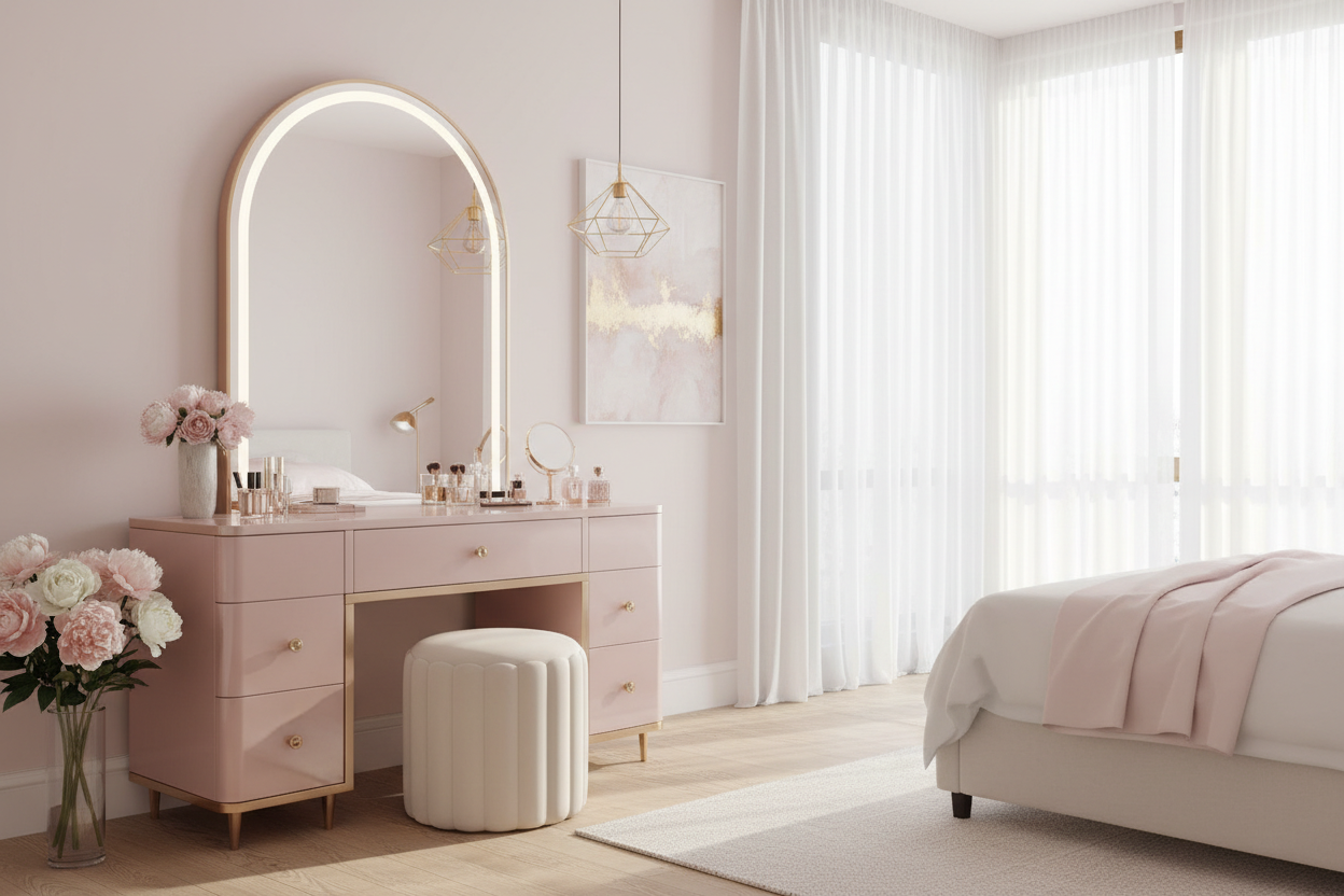 Pink Vanity: How to Style It for a High-End Look