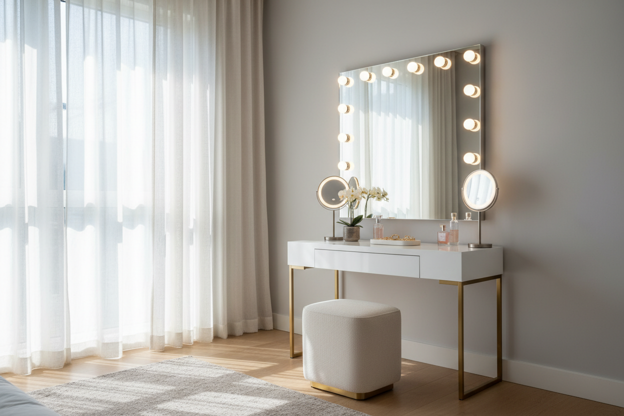 Vanity Mirrors With Lights And Desk: What Designers Really Think