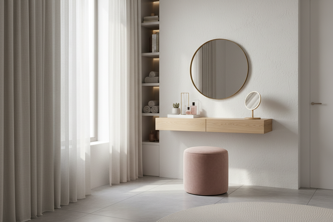 Mini Vanity With Mirror: How to Make It Work in Small Rooms