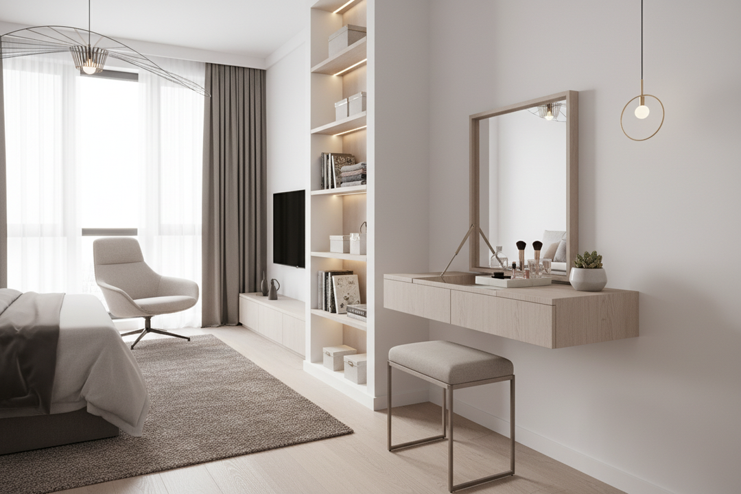 Space Saving Vanity Rules: How to Maximize Small Bedrooms