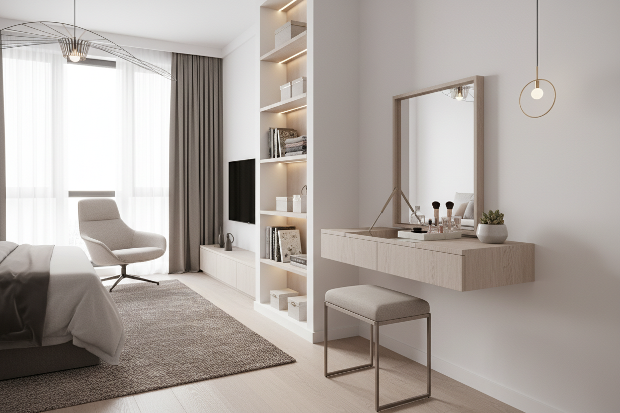 Space Saving Vanity Rules: How to Maximize Small Bedrooms