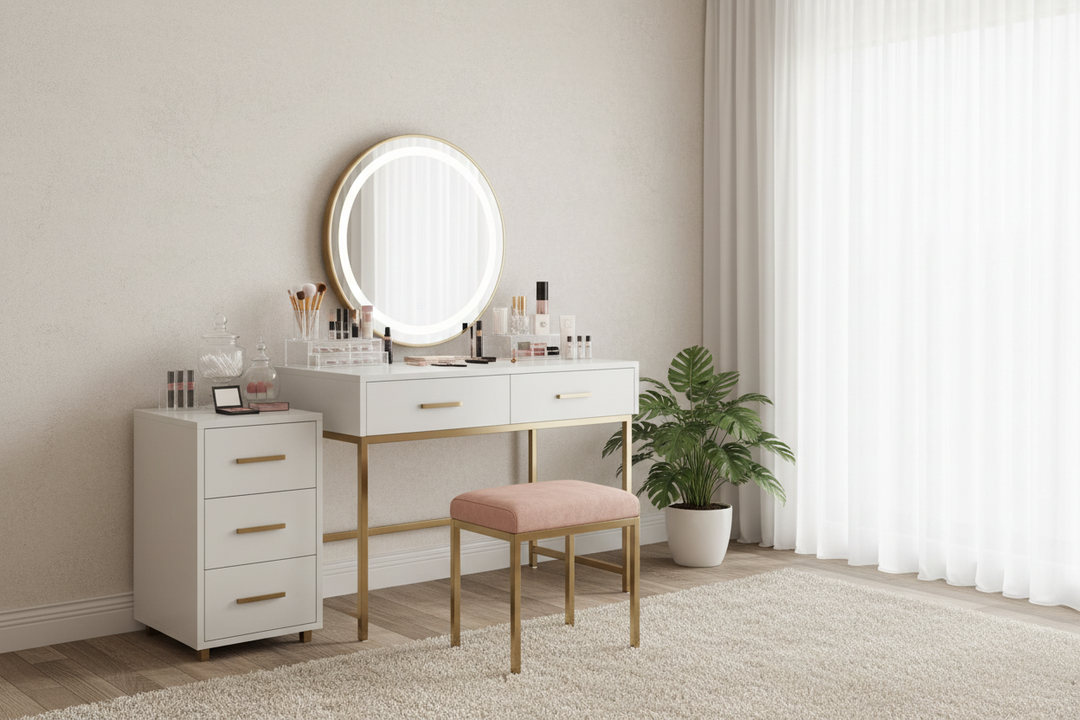 Fully Assembled Makeup Vanity: What Stores Keep Secret