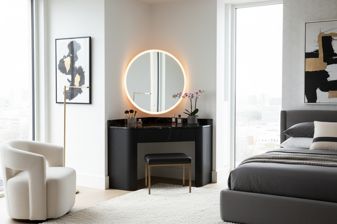 Black Corner Vanity: How to Style It for a High-End Look