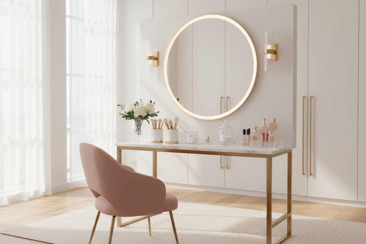 Makeup Vanity Decor Ideas for a High-End Daily Routine