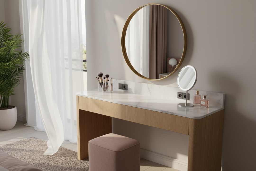 Is a Makeup Vanity with Outlets Worth It? A Designer's Take
