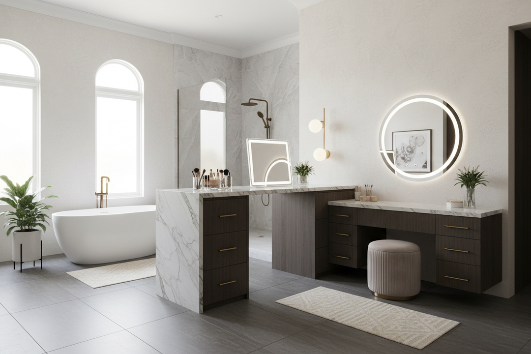 Bathroom Makeup Vanity Dimensions: Stop Guessing Your Layout