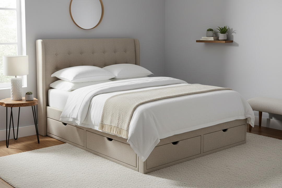 Is the Bret Upholstered Storage Bed the Answer to Your Small Bedroom Woes?